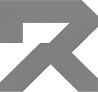 Минималистичный абстрактный логотип компании 1-Smm в серых тонах на белом фоне
